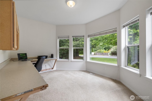 14126 95th Ave NW, Gig Harbor, WA 98329 - unfurnished office featuring light carpet and baseboards