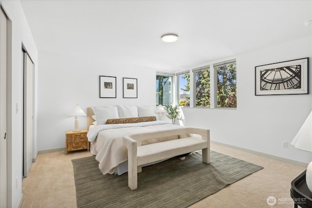 8838 Interlake Ave N, Seattle, WA 98103 - bedroom with light colored carpet and baseboards
