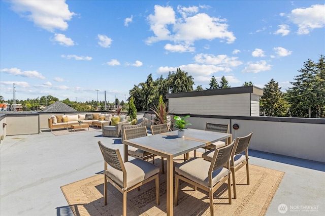 8838 Interlake Ave N, Seattle, WA 98103 - view of patio with an outdoor hangout area