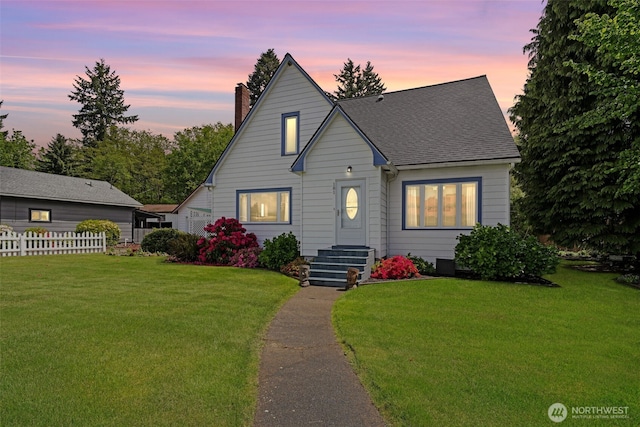 181 N 2nd St, Morton, WA 98356 - view of front of property featuring a chimney and roof with shingles