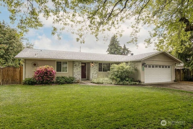 2040 Spruce, Woodland, WA 98674 - ranch-style house with an attached garage and concrete driveway