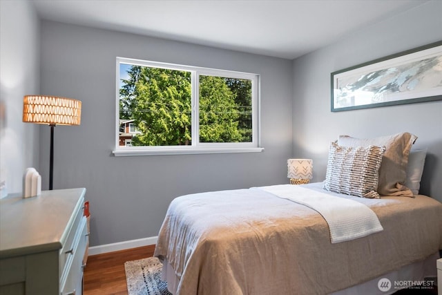 22606 87th Ave W, Edmonds, WA 98026 - bedroom with wood finished floors and baseboards