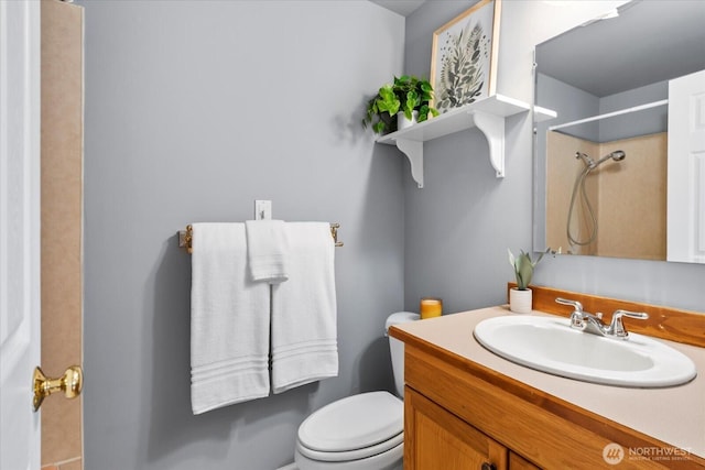 22606 87th Ave W, Edmonds, WA 98026 - bathroom with toilet, vanity, and a shower
