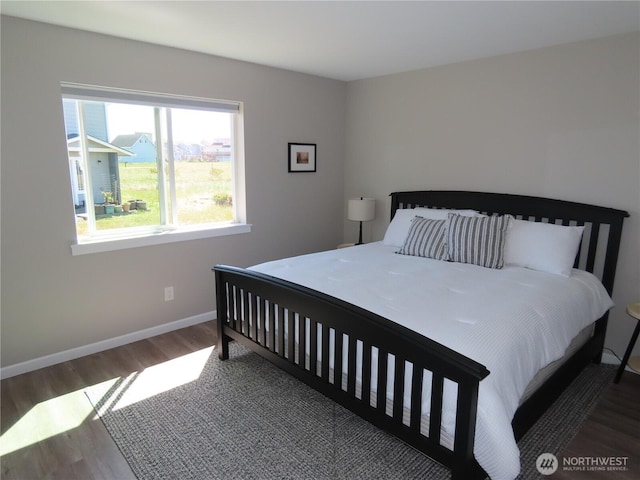 417 Riviera St SW, Ocean Shores, WA 98569 - bedroom with wood finished floors and baseboards