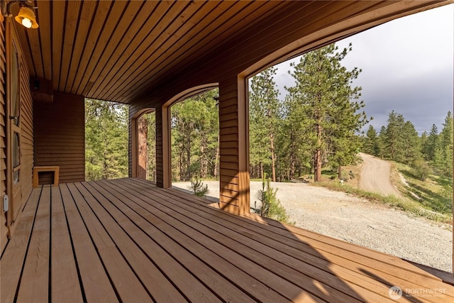 11 Appaloosa Rd, Winthrop, WA 98862 - view of wooden terrace