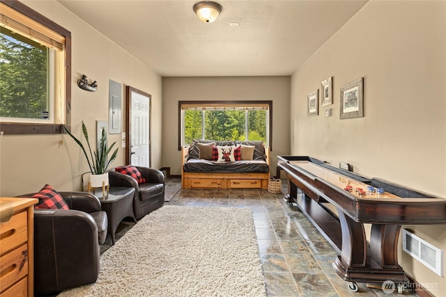 1751 Stone Ridge Dr, Cle Elum, WA 98922 - living room with stone finish flooring