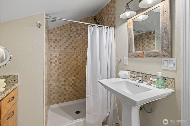 1751 Stone Ridge Dr, Cle Elum, WA 98922 - full bathroom with a stall shower and a sink