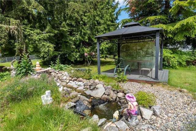 21410 161st Ave E, Graham, WA 98338 - view of yard with a gazebo