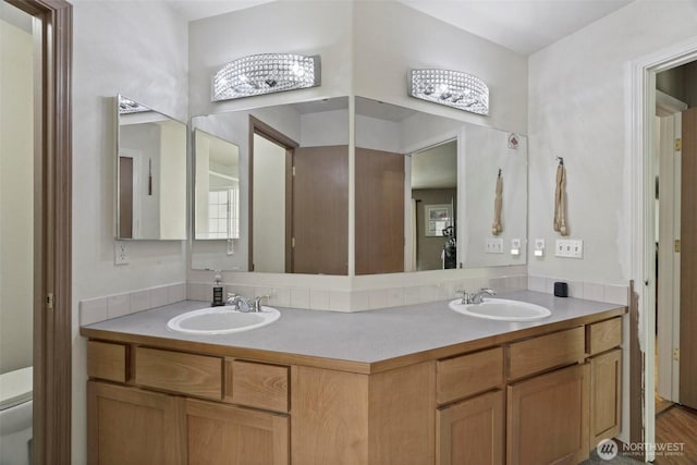 17943 Clear Lake Blvd SE, Yelm, WA 98597 - full bath with double vanity and toilet