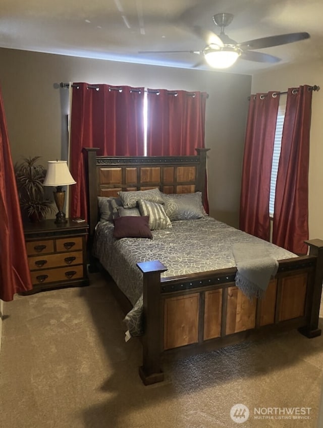 1809 Briarwood Pl, Wenatchee, WA 98802 - bedroom featuring carpet flooring and ceiling fan
