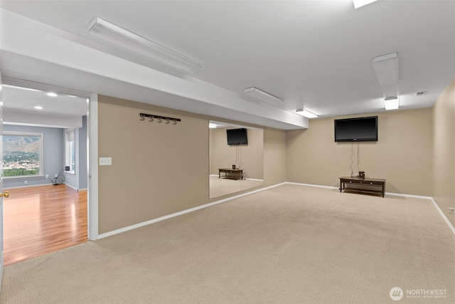 1809 Briarwood Pl, Wenatchee, WA 98802 - below grade area with carpet floors and baseboards