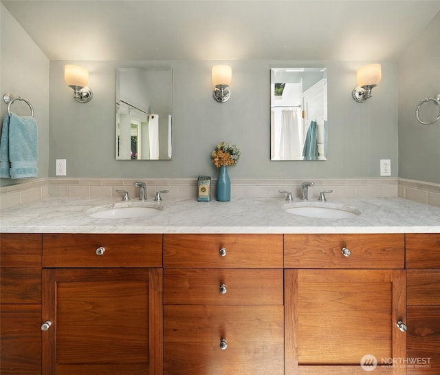 14830 Glen Acres Rd SW, Vashon, WA 98070 - bathroom with double vanity
