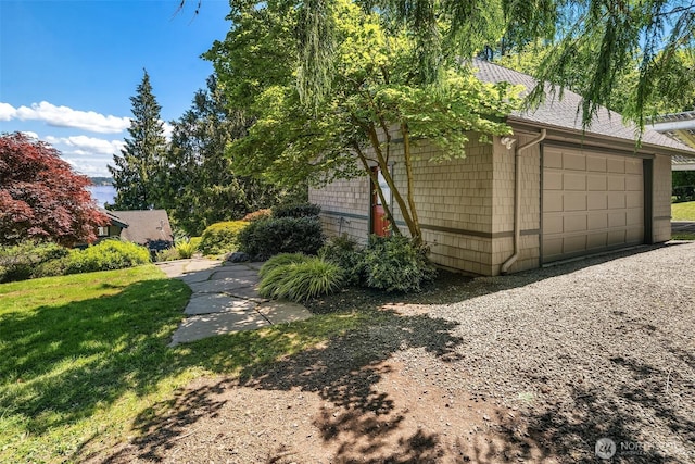 14830 Glen Acres Rd SW, Vashon, WA 98070 - view of property exterior featuring a lawn and driveway