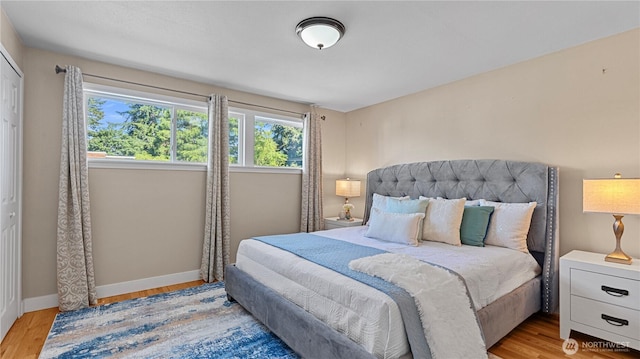3953 153rd Ave SE, Bellevue, WA 98006 - bedroom with multiple windows, light wood-type flooring, and baseboards