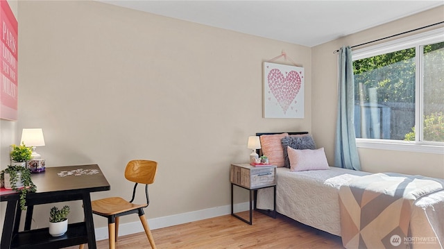 3953 153rd Ave SE, Bellevue, WA 98006 - bedroom featuring light wood-style floors and baseboards