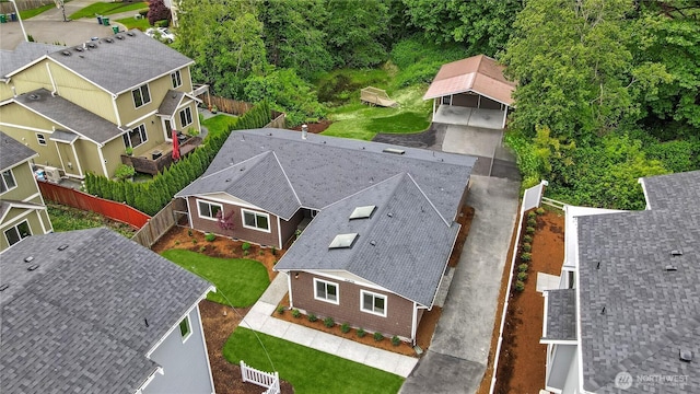 15828 3rd Ave SE, Bothell, WA 98012 - aerial view of property and surrounding area