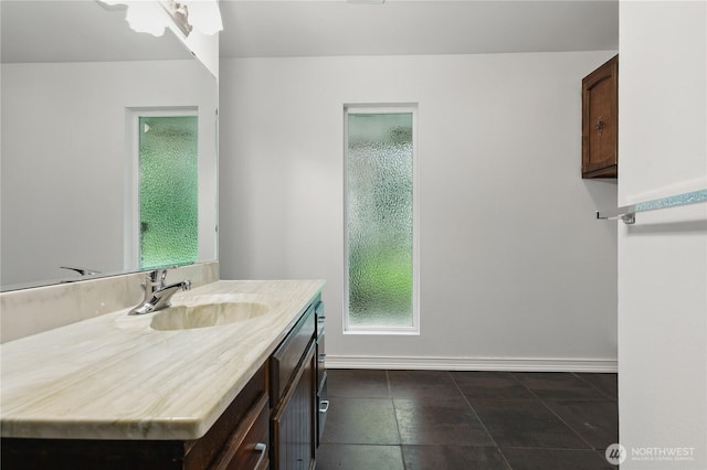 415 Snow Mass Ln, Yakima, WA 98908 - bathroom featuring vanity and baseboards