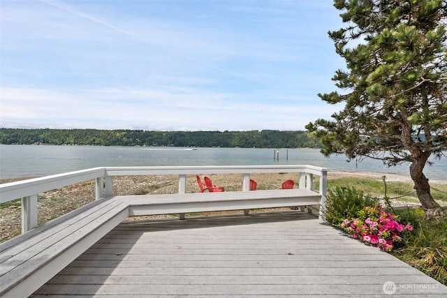 11521 E State Route 106, Union, WA 98592 - deck with a water view