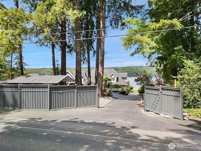 11521 E State Route 106, Union, WA 98592 - view of asphalt driveway featuring a gated entry