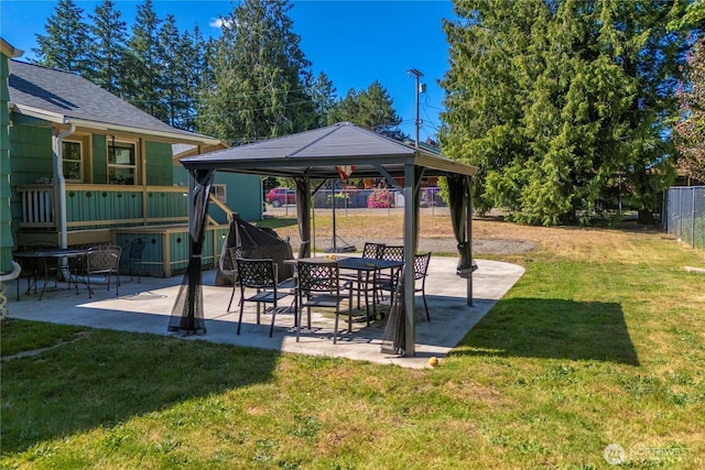 4211 108th Ave E, Edgewood, WA 98372 - view of patio / terrace with a gazebo