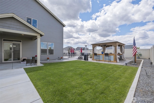301 K St NE, Quincy, WA 98848 - view of yard featuring a gazebo and a patio area