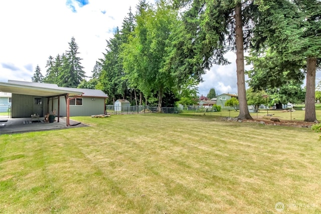 13812 Golden Given Rd E, Tacoma, WA 98445 - view of yard featuring a patio