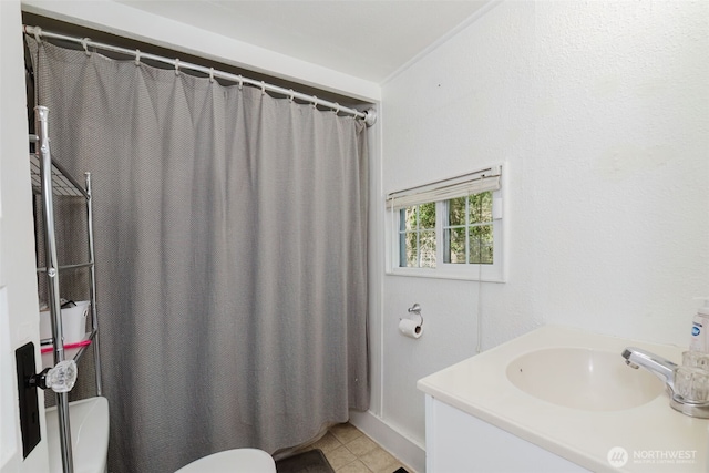 2395 SE Salmonberry Rd, Port Orchard, WA 98366 - full bathroom with tile patterned floors, vanity, and toilet