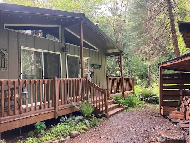 291 Williams Rd, Ariel, WA 98603 - view of side of property with board and batten siding
