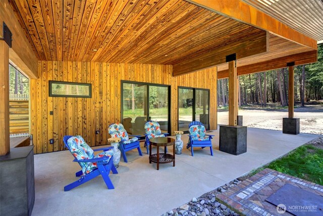 19 Davelaar Dr, Mazama, WA 98833 - view of patio