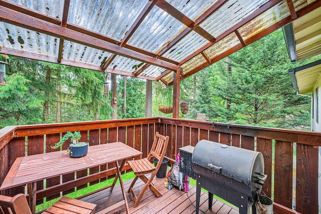2617 35th Ave SE, Puyallup, WA 98374 - wooden deck featuring a grill