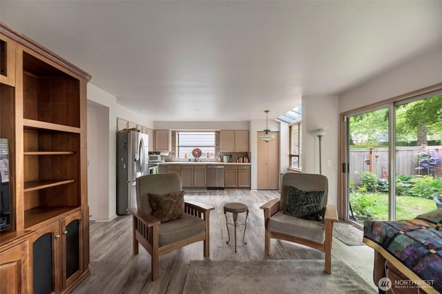 707 S 32nd, Renton, WA 98055 - living area featuring light wood finished floors