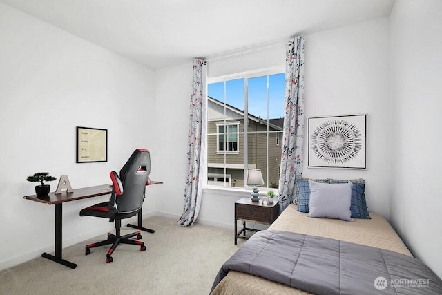 14144 270th Ln NE, Duvall, WA 98019 - bedroom featuring carpet floors, an office area, and baseboards
