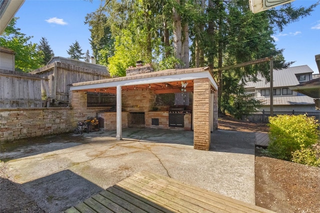 7715 236th St SW, Edmonds, WA 98026 - view of patio / terrace with exterior kitchen