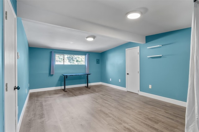 7715 236th St SW, Edmonds, WA 98026 - empty room with wood finished floors and baseboards