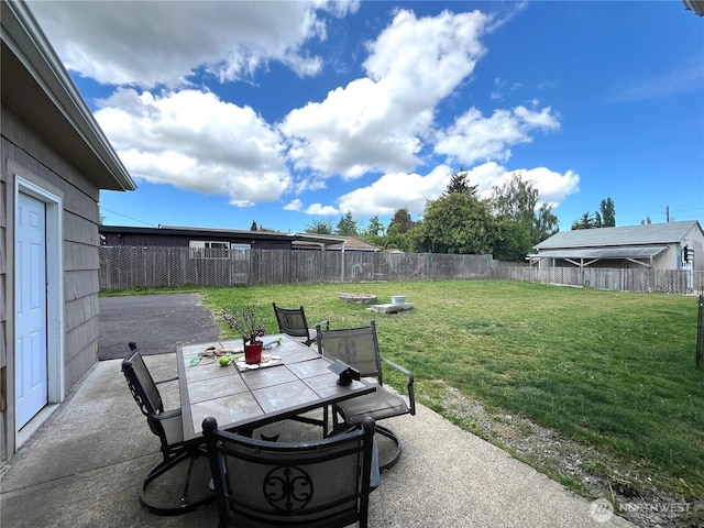 6612 E B St, Tacoma, WA 98404 - view of patio / terrace featuring outdoor dining space