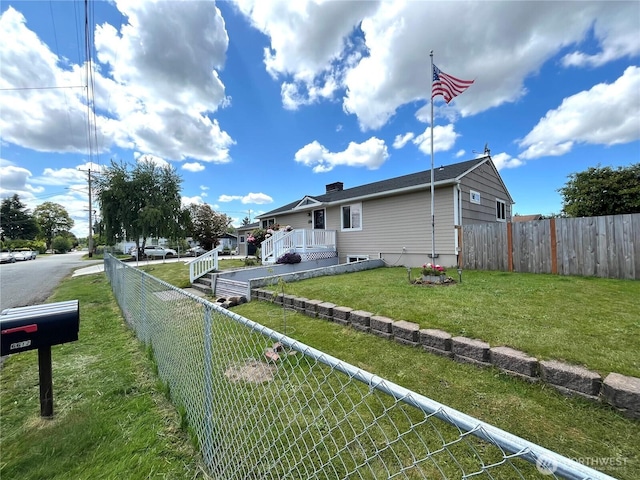 6612 E B St, Tacoma, WA 98404 - back of house featuring a chimney