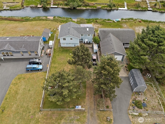 177 N Razor Clam Dr SW, Ocean Shores, WA 98569 - aerial view of residential area with a nearby body of water