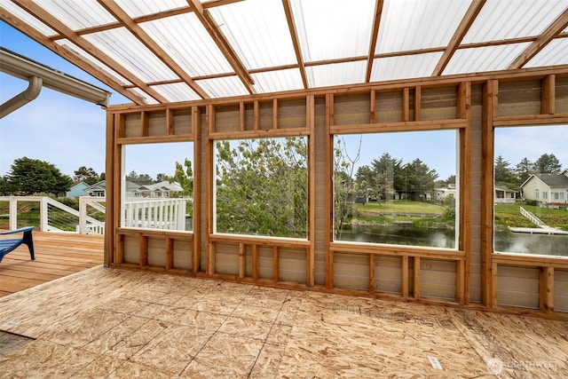 177 N Razor Clam Dr SW, Ocean Shores, WA 98569 - unfurnished sunroom with a water view