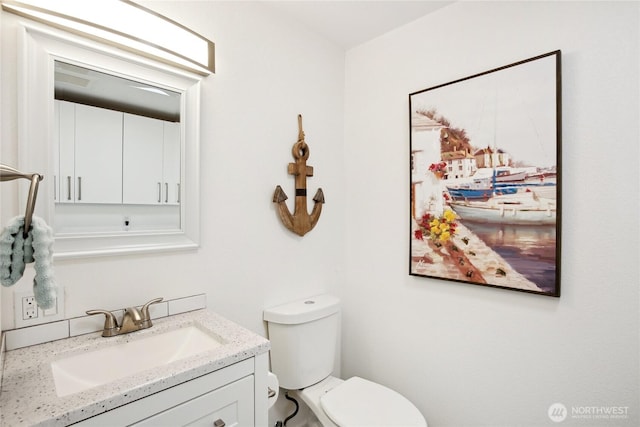 817 Kitsap St, Port Orchard, WA 98366 - half bathroom with toilet and vanity