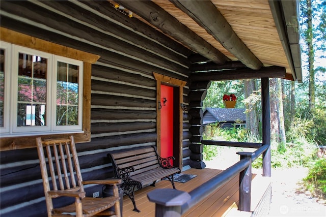 54 Center View Dr, Decatur Island, WA 98221 - view of wooden deck