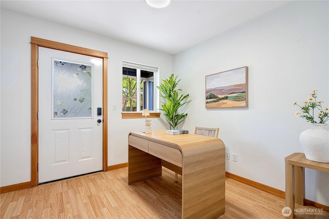 6348 34th Ave SW Unit C, Seattle, WA 98126 - office space featuring light wood-type flooring and baseboards
