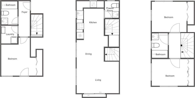 6348 34th Ave SW Unit C, Seattle, WA 98126 - floor plan / room layout