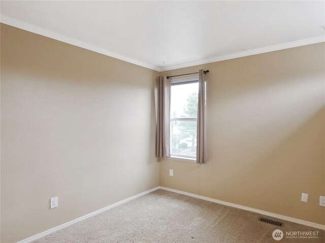 1015 SW 348th Pl, Federal Way, WA 98023 - carpeted spare room with baseboards and ornamental molding