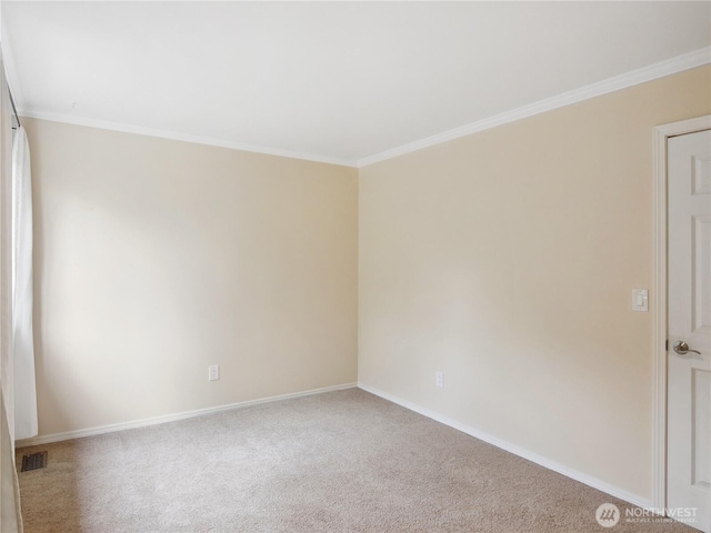 1015 SW 348th Pl, Federal Way, WA 98023 - carpeted spare room with ornamental molding and baseboards