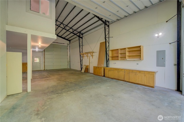 46 Wildwood Ln, Cathlamet, WA 98612 - garage featuring electric panel