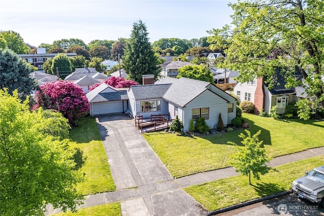 1515 19th Ave, Longview, WA 98632 - aerial view of residential area
