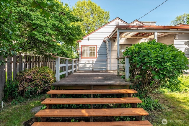 1515 19th Ave, Longview, WA 98632 - view of wooden deck
