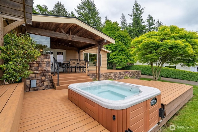 2570 Island View Ln, Lummi Island, WA 98262 - deck featuring outdoor dining space