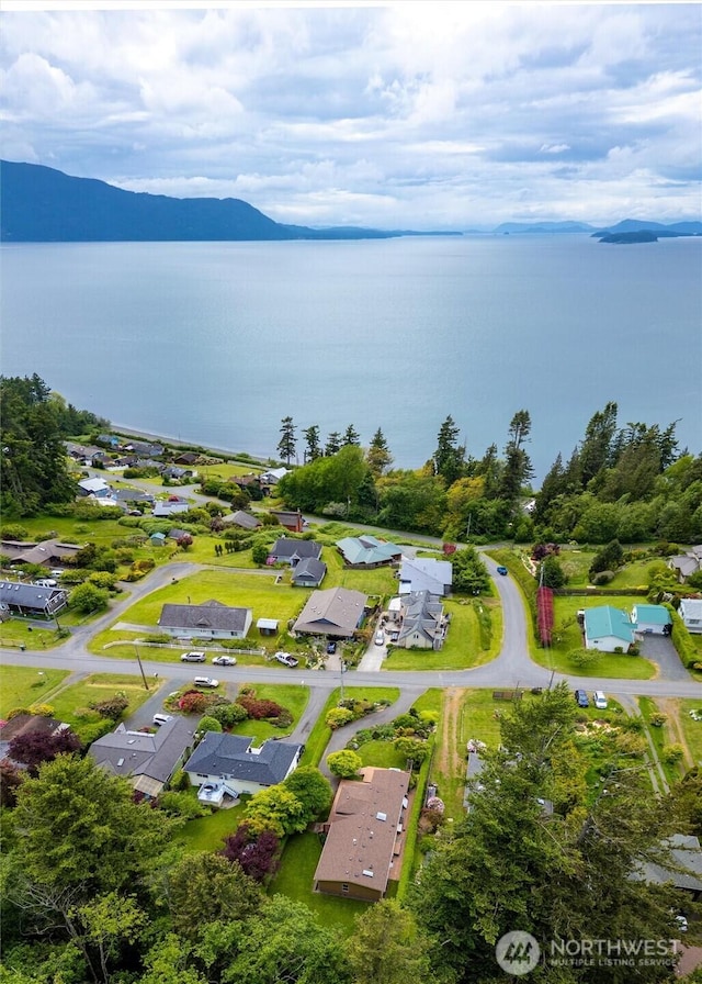 2570 Island View Ln, Lummi Island, WA 98262 - aerial view of residential area featuring a nearby body of water