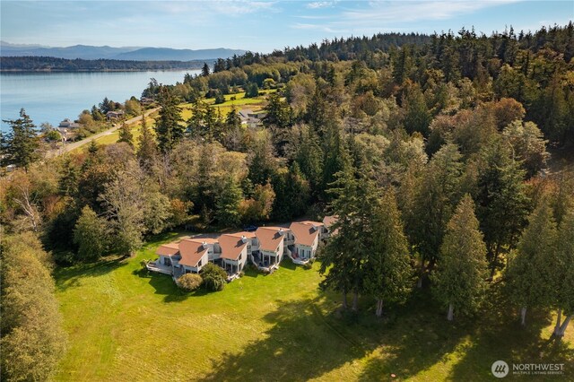 2877 N Nugent Rd N Unit M3, Lummi Island, WA 98262 - view of property location with a water and mountain view and a forest